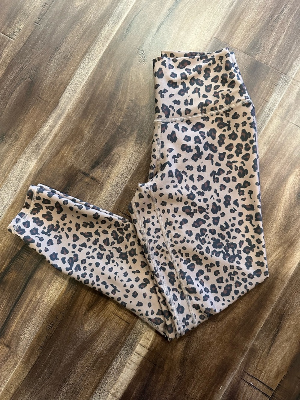 YPB SculptLUX Curve Love Leopard Leggings - Tan & Black